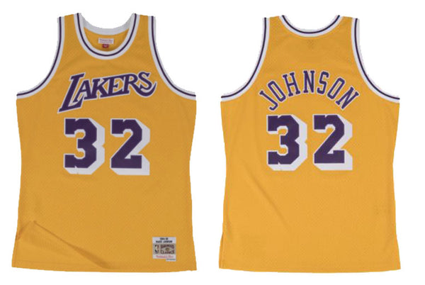 LA Lakers #32 Johnson Swingman Jersey